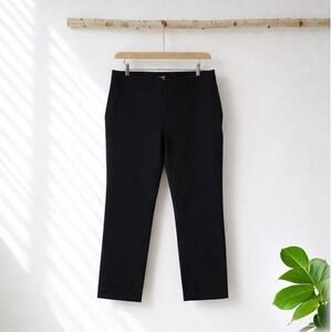 Quince Ultra Stretch Ponte Black‎ Straight Pants XL Minimalist Workwear Capsule